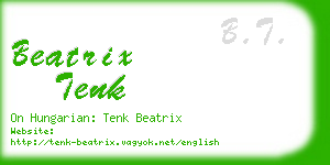 beatrix tenk business card